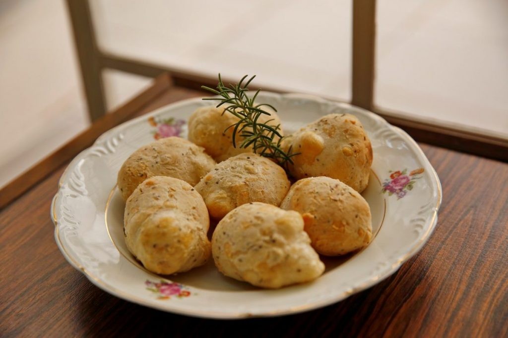 Pão de inhame com polvilho